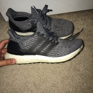 Grey Adidas Ultra Boosts